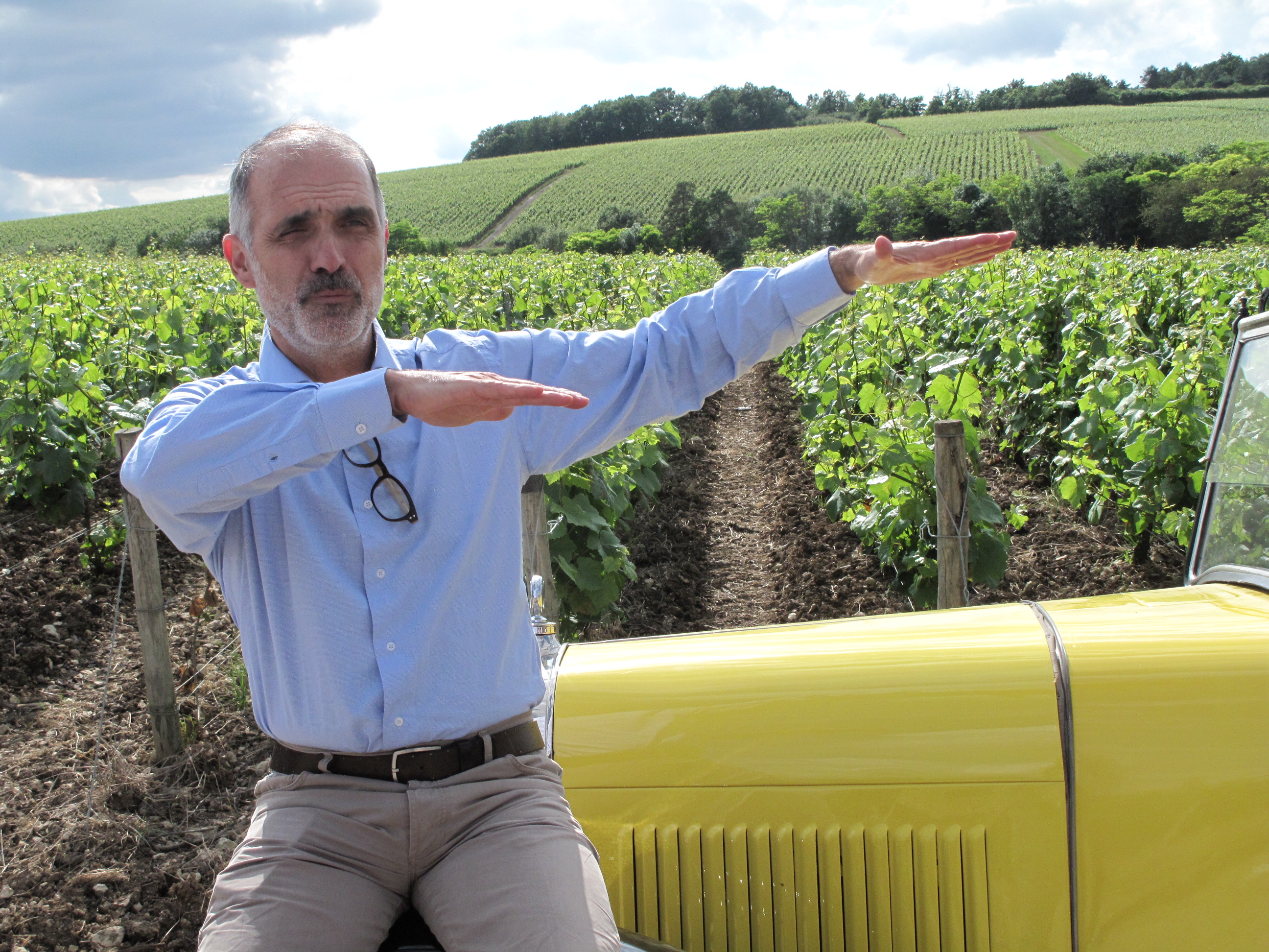 2.2 Michel Drappier in the vineyards