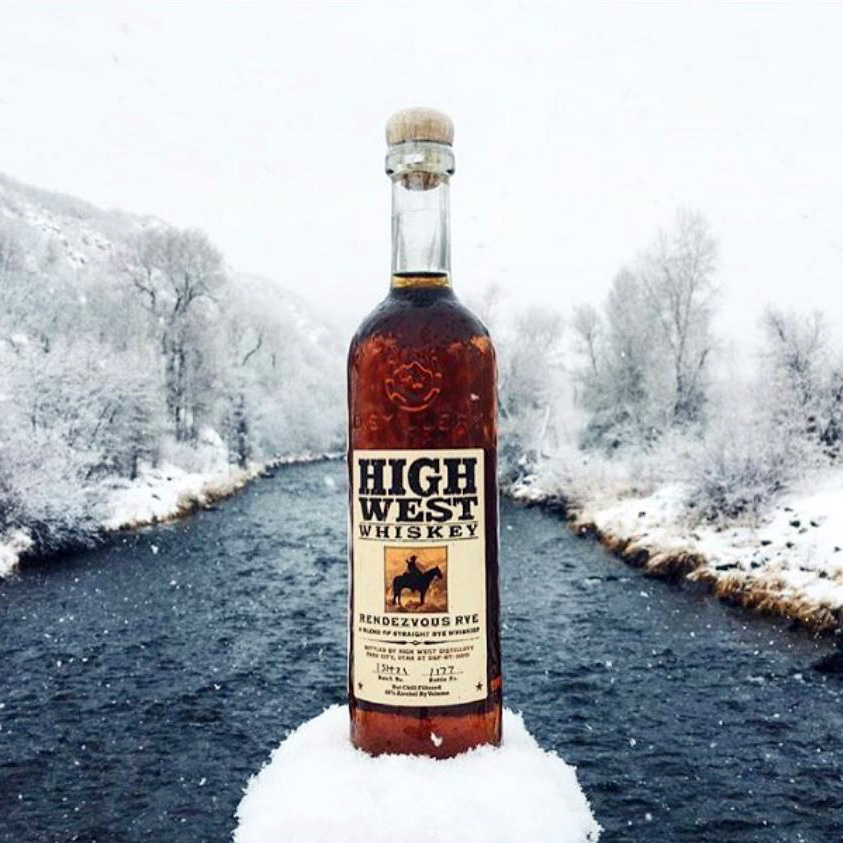 high west rye in the snow